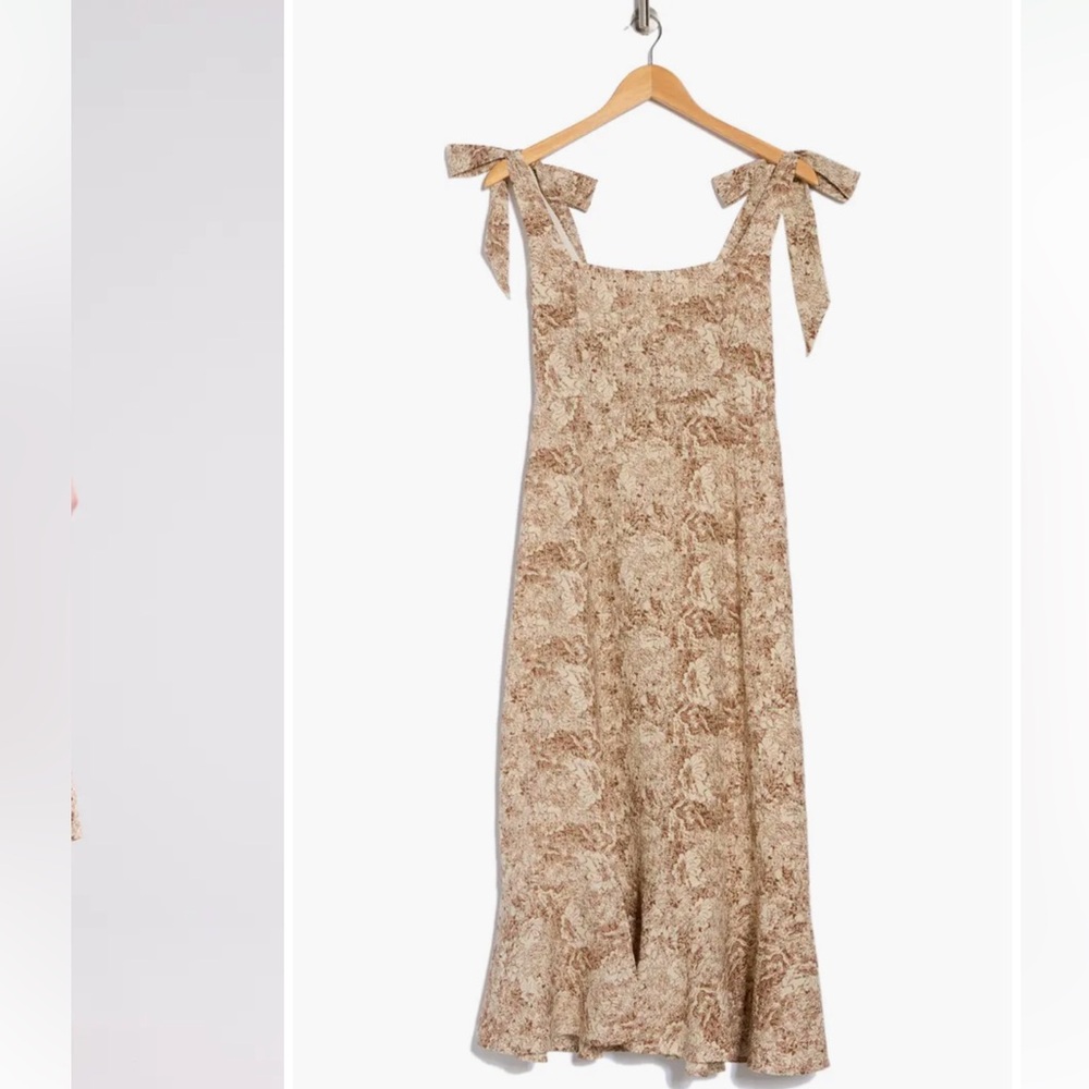 Lush Tie Strap Midi Dress